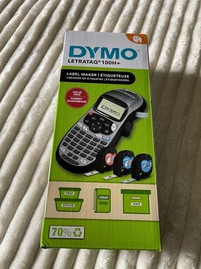 Dymo LetraTag 100H Label Maker with Green Packaging